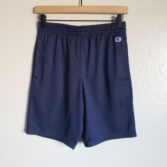 Adidas Champion Basketball Shorts Bundle of Two Navy Blue Size Youth Large 14/16 - Picture 8 of 12